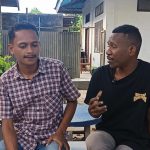 Ketua GMF Melianus Alopada, saat berdiskusi