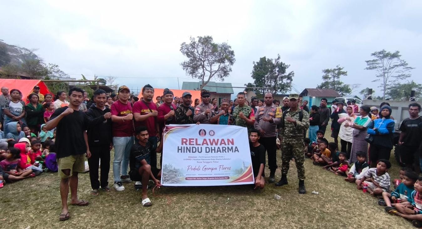 IMG-20260907-WA0000 Relawan Hindu Dharma Bersama Masyarakat Terdampak Gempa Bumi.